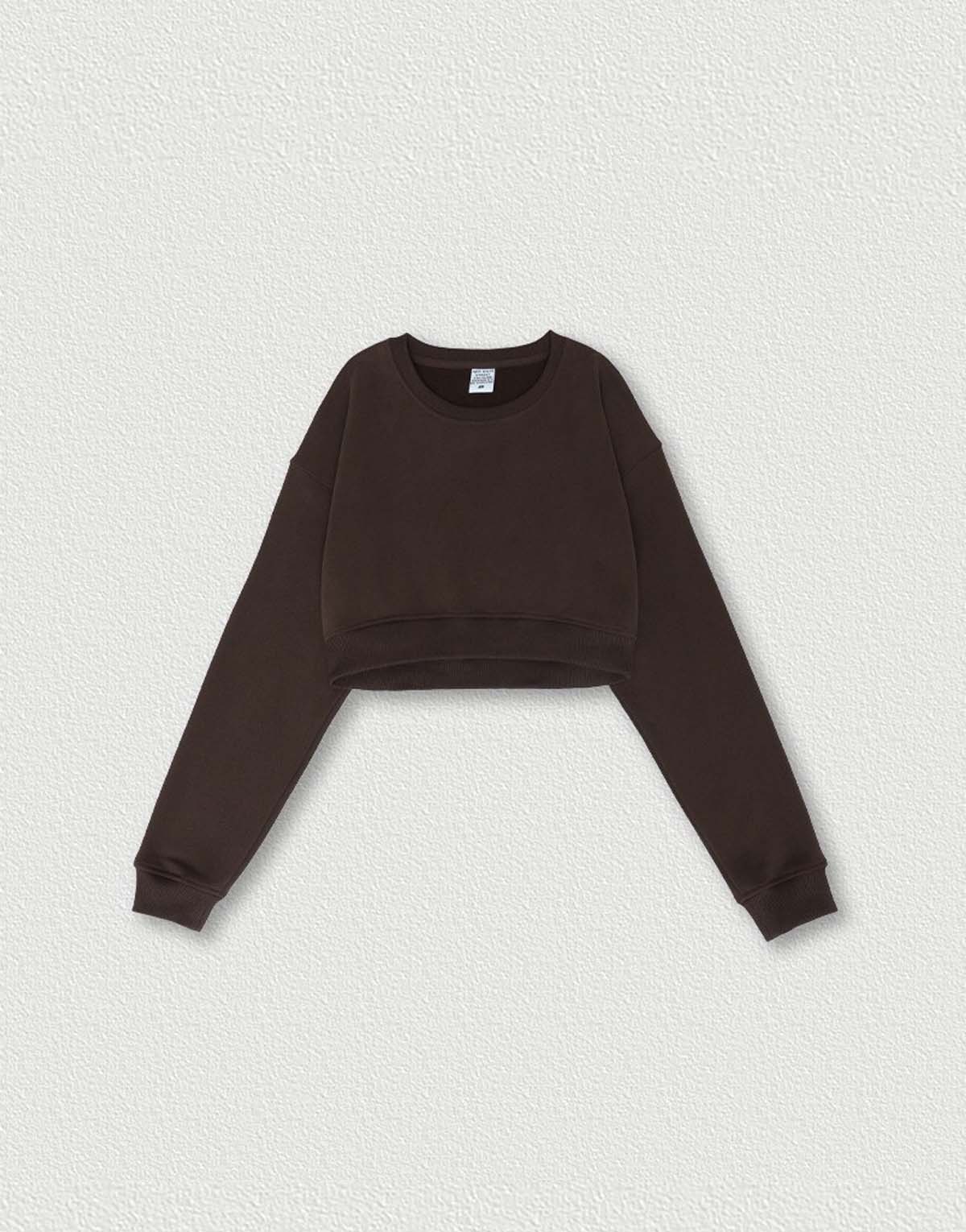 Women's short crewneck sweatshirt-wh290-2